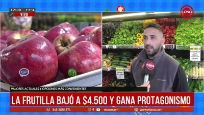 La frutilla baj&oacute; de precio y gana protagonismo